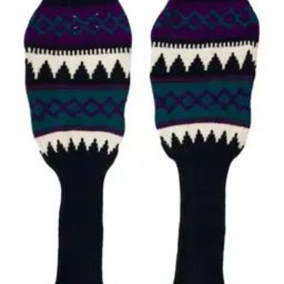Maison Margiela Fairisle Knit Arm Warmers